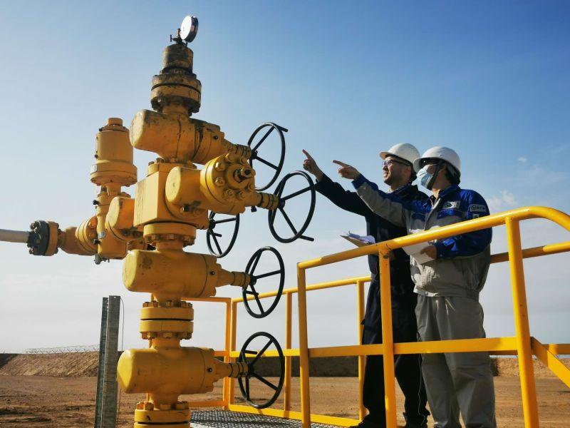 Akkas natural gas field western Iraq