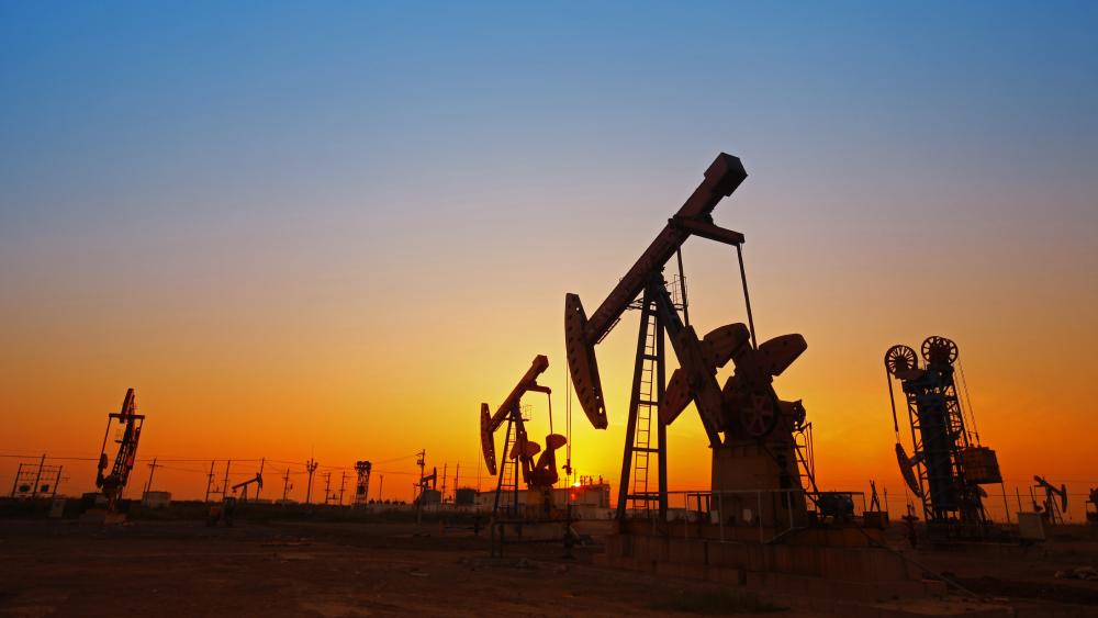 Oil field landscape