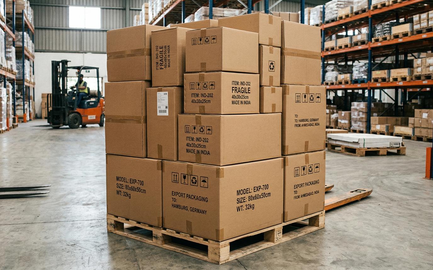 Packaged industrial goods and product identification